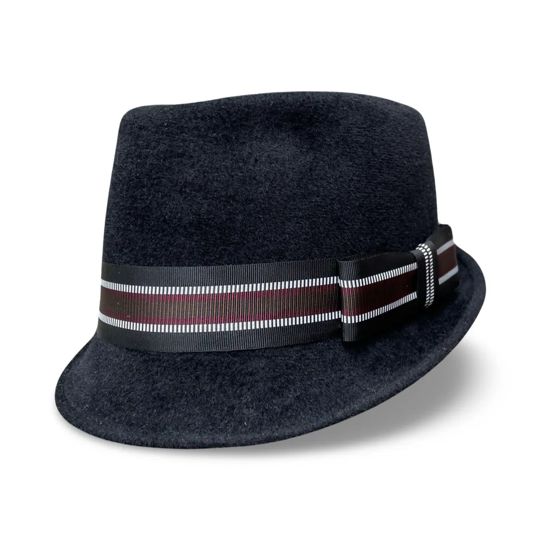 Justin - Fur Felt Porkpie Hat with Stingy Brim