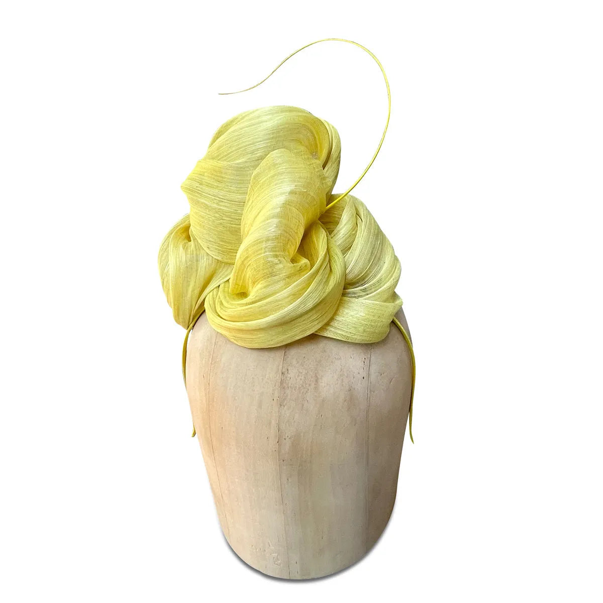 KDHeaddress - Silk Abaca Fascinator with Turban Style