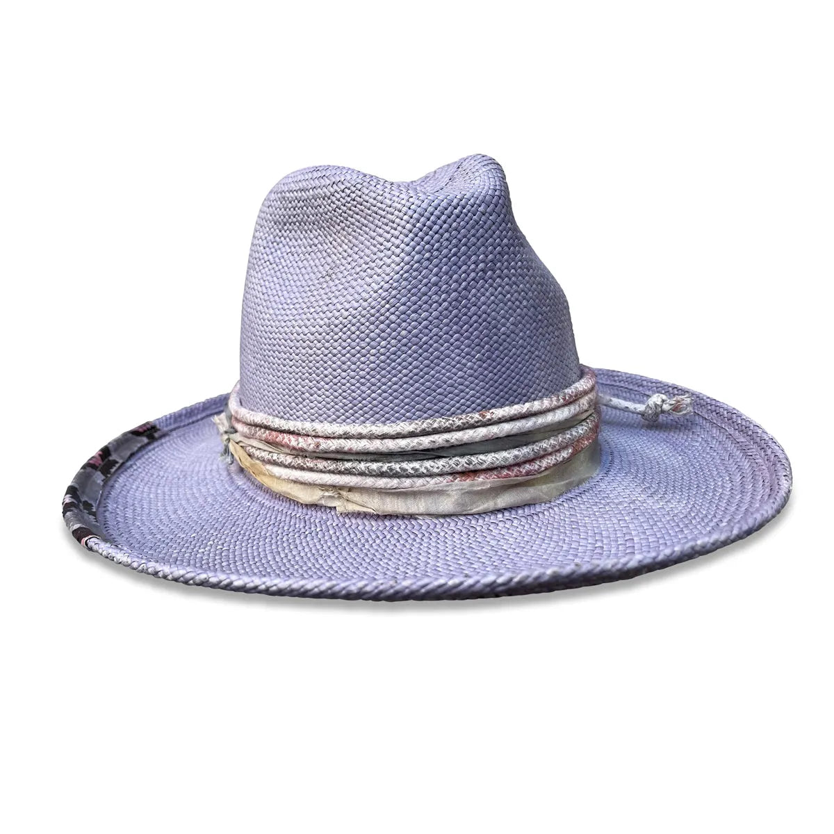 Mel - Panama Flange Fedora with Festival Trim