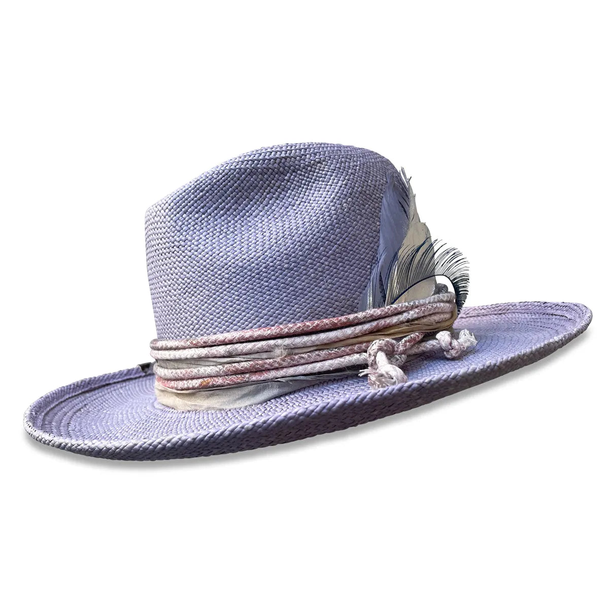 Mel - Panama Flange Fedora with Festival Trim