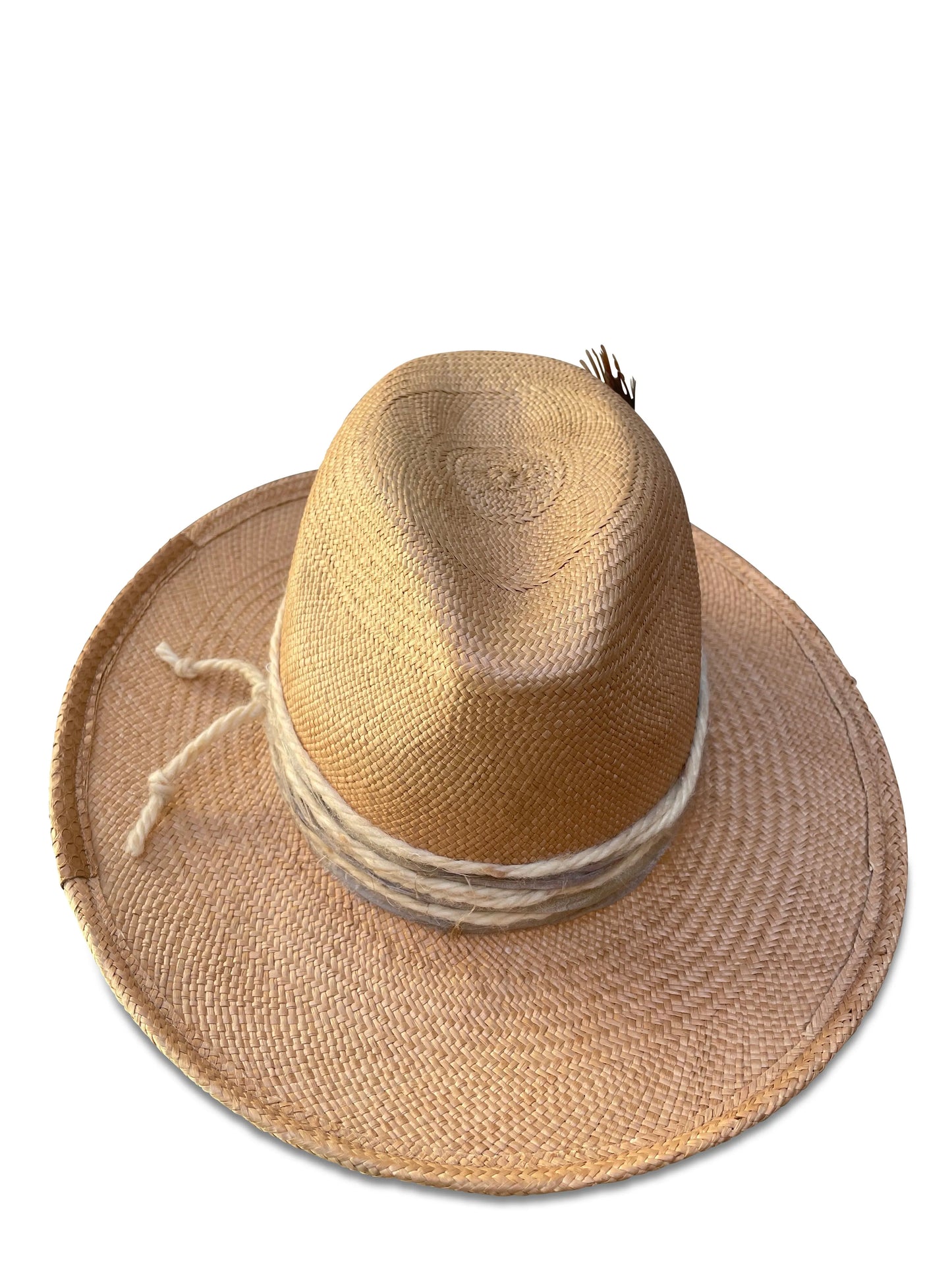 Mel - Panama Flange Fedora with Festival Trim