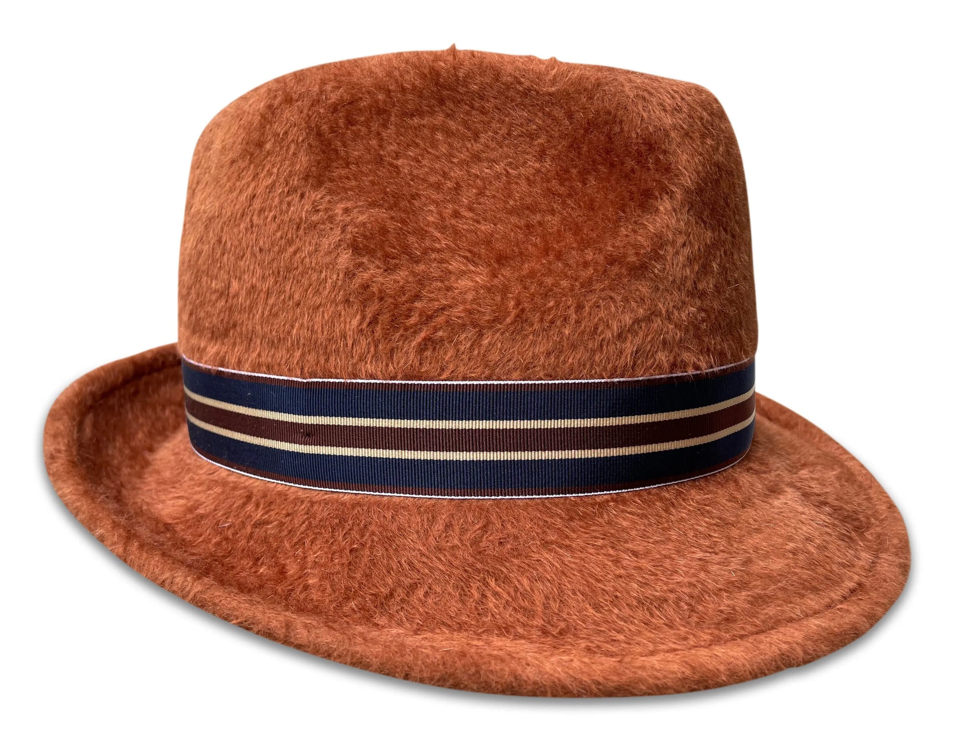 Billy - Tobacco Fur Felt Fedora with Stingy Brim