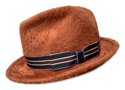 Billy - Tobacco Fur Felt Fedora with Stingy Brim