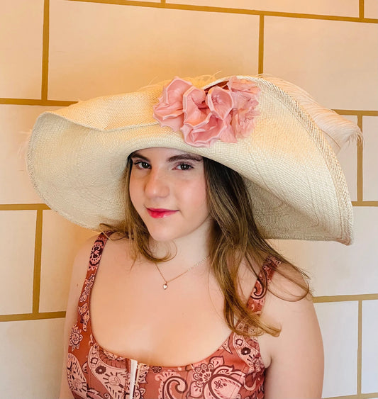 Carrie - Extra Wide Panama Swinger Hat
