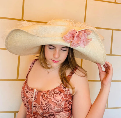 Carrie - Extra Wide Panama Swinger Hat