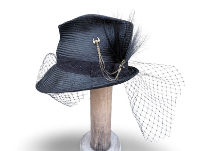 Dunk - Stylized Straw Fedora