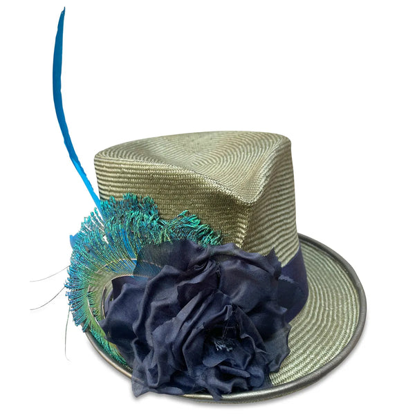 DERBY SUMMER TEAL STRAW HAT s-l400.jpg main image 2