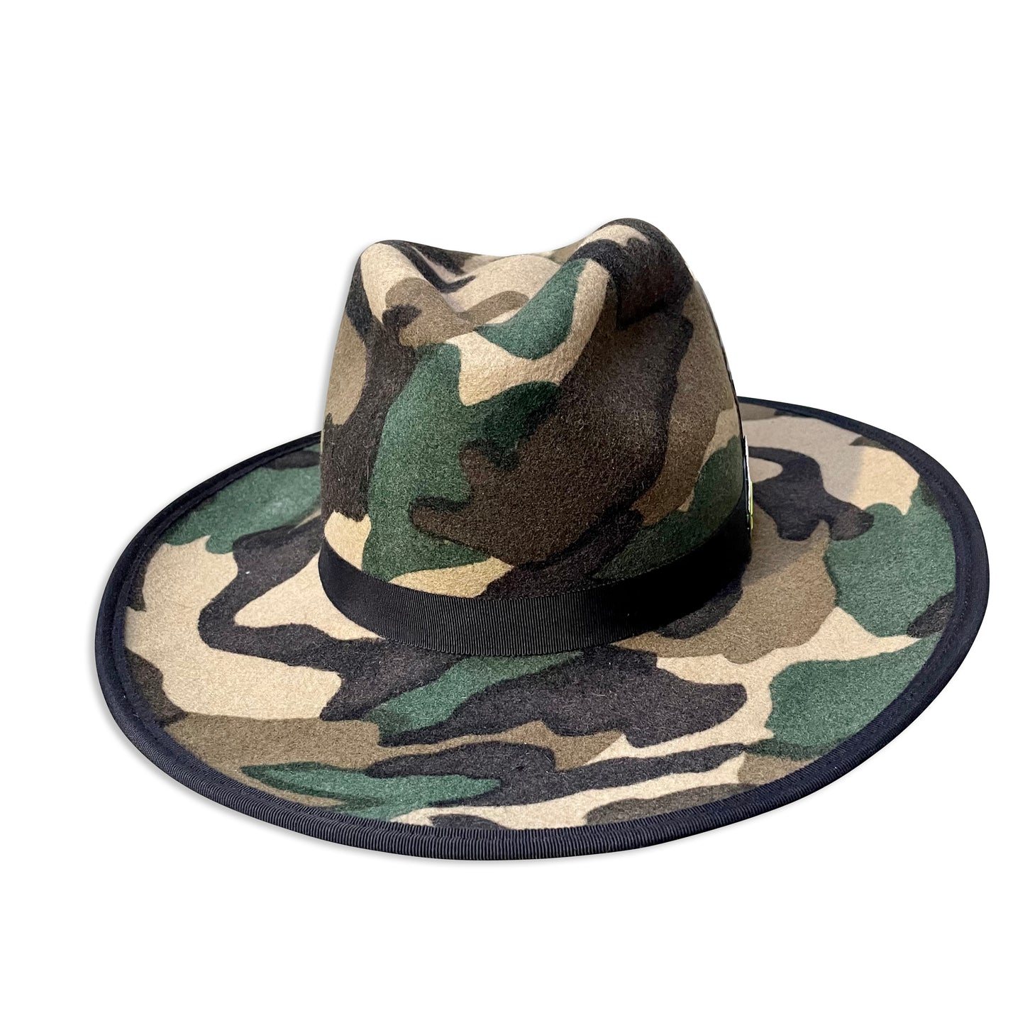 Camo Cowboy Felt Hat