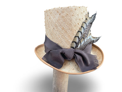 Lady Danbury - Bridgerton Style Straw Top Hat